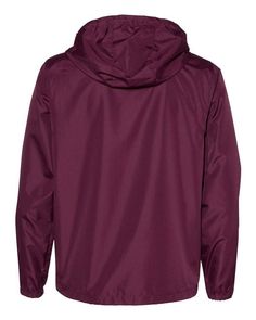 Unisex Lightweight Windbreaker Full-Zip Jacket - MAROON - XL | Independent Trading Co. Lightweight Windbreaker Full-Zip Jacket in Maroon Size XL | Polyester Solid Fall Windbreaker With Ykk Zipper, Fall Sports Windbreaker With Ykk Zipper, Sports Windbreaker With Ykk Zipper For Fall, Fall Purple Nylon Windbreaker, Fall Sports Windbreaker With Zip Fly, Windbreaker Jacket, Jackets & Coats, Sweatshirts