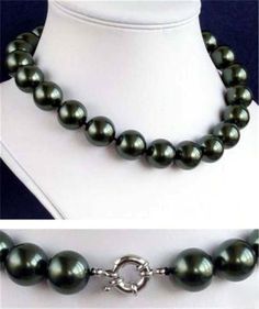 Beauty 10mm South Sea Black Shell Pearl AAA Round Beads Necklace 18" AAA+   Item Description: size(Approx): 10mm (Beads) Quantity: 1 Strand length: 18" Color: -- Clasp: -- &&&&: Sale the items does not include box. Payment Policy&Shipping Policy We accept PayPal Please pay within 24 hours If no payment or contact is made with in 7 days item will be relisted. Thank YouPlease make sure the "Ship To" address you input in Paypal is correct.Items are shipped within 1-2 business days.Combine shipping: Bidding on multiple auctions? Simply wait until all of the auctions have ended and complete the ebay checkout within 7 days.The shipping address must be the same as the Paypal registered address.All of our items are shipped via Air Mail within 1-2 business days upon receiving paymentand you will re Large Pearl Necklace, Pearl Rope, Tahitian Pearl Necklace, Cheap Necklaces, Round Bead Necklace, Woman Jewelry, Pearl Jewelry Necklace, Pearls Necklace, Jewelry Techniques