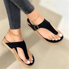 Shoes Style:Slip-OnHeel Height:FlatHeel Type:Flat HeelOccasion:Daily.CasualClosure:Slip On Pu Slippers, Casual Summer Slippers, Latest Ladies Shoes, Summer Sandals Flat, Pretty Sandals, Flip Flops Style, Summer Slippers, Summer Flats, Girly Shoes