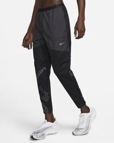 $110 Nike Storm-FIT Running Division Mens Phenom Elite Pants Black L NEW NWT. DQ6536-010 Division, Mens Pants, Black Pants, Running, Best Deals, Nike, Pants, Black