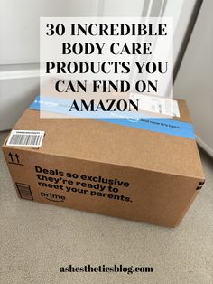 this list of body care products on amazon is so helpful! now i know exactly what to buy and they're all non toxic which is a HUGE plus. #bodyskincareroutine #bodycareroutine #bodycareproducts Body Essentials