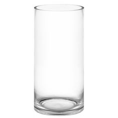 an empty glass on a white background