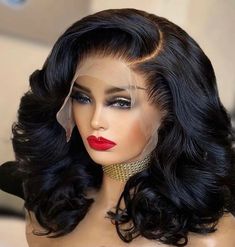 Bob Wavy, Wavy Wig, Body Wave, Lace Frontal, Lace Front, Density, Human Hair, Wigs, Human