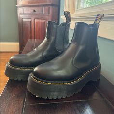 Doc Martens 2976 Platform Chelsea Boots Women’s Size 8 Not Worn Super Frequently 2976 Platform Chelsea Boots, Doc Martens 2976, Doc Martens Chelsea Boot, Doc Marten Chelsea, Thrift Manifestation, Platform Doc Martens, Dr Martens 2976, Platform Chelsea Boots, Chelsea Boots Women