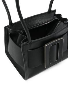 Bobby buckled tote from BOYY featuring black, calf leather, decorative buckle detailing, belted waist, two long top handles and top zip fastening.Width 7,09 in / 18 cm Height 5,12 in / 13 cm Depth 4,72 in / 12 cm Handle 9,84 in / 25 cm Boyy Bag, Soft Leather Handbags, Latest Fashion Design, Leather Handbags Women, Messenger Bag Backpack, Moon Boots, Black Leather Handbags, Crossbody Tote, Black Handbags