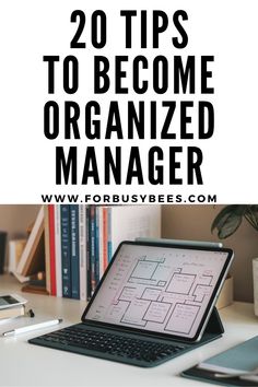 tips to become organized manager Nurse Manager Office Organization, Work Office Organization, Getting Things Done System, Manager Organization, Organized Paperwork, Organize Office At Work, Work Organization Ideas, Bar Management, Get Organized At Work