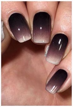 Umbre Nails, Fall Ombre Nails, Fall Ombre, Ombre Nail Art Designs, Unghie Sfumate, Fall Gel Nails, Ombre Nail, Ombre Nail Designs, Nail Art Ombre