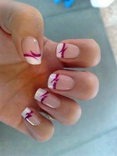 Nail Art French Nail Art, French Acrylic Nails, French Nail Designs, French Nail, Nails Desing, French Tip Nails, Gel Nail Art