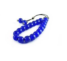 "Handcrafted Komboloi - Worry Beads made of 21 acrylic beads in dark blue and silver plated metal Master Bead. Please choose the cord color you would like from the drop down menu. Features: Item Length: approx. 28cm / 11\" Bead Size: 13x15mm / 0.50x0.59\" Bead Type: Acrylic Bead Color: dark blue Metal Materials: Silver Tone alloy ☆ Here you can browse more items in our shop: https://www.etsy.com/shop/SunnyBeadsByTheSea ☆ Thanks for visiting!" Blue Round Spiritual Beads, Adjustable Hand-strung Blue Beads, Blue Spiritual Beads With Colorful Details, Adjustable Blue Beaded Necklace With Large Beads, Adjustable Blue Spiritual Beaded Necklace, Spiritual Blue Adjustable Beaded Necklace, Worry Beads, Prayer Beads, Acrylic Beads