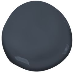 a dark gray color is shown in this image, it appears to be an oval shape