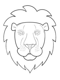 the outline of a lion's head