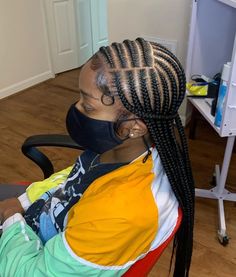 Canerow Styles, Medium Feed In Braids, 2 Layer Feed In Braids, Latest Hair Braids, Cornrow Styles, Lemonade Braids, Twisted Hair