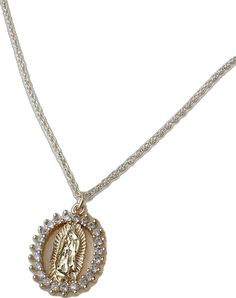 Spiritual Our Lady Of Guadalupe Pendant Necklace, Spiritual Virgin Mary Medallion Jewelry, Silver Our Lady Of Guadalupe Necklace, Spiritual Jewelry: Our Lady Of Guadalupe Round Pendant, Lady Of Guadalupe Necklace, Guadalupe Necklace, Jewelry Mexican, Mary Catholic, Mexican Jewelry