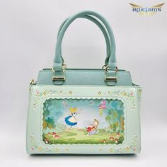 Loungefly Disney Alice In Wonderland Scenic Handbag Brand New With Tags Approx. 9 1/2" W X 7" H X 4 1/2" D Exclusive Featuring A Portrait Of Alice Following The White Rabbit In A Scalloped Frame On The Front, The Back Includes A Scalloped Portrait Of The Singing Flowers And Caterpillar. With Debossed Floral Details, Top Handles, And A Removable Crossbody Strap, This Bag Is Perfect For Your Next Trip Down The Rabbit Hole. Our Reputation Is Extremely Important, And We Are Devoted To Ensure You Can Disney Rectangular Shoulder Bag For Everyday Use, Disney Bags For Daily Use, Disney Style Crossbody Bag For Daily Use, Daily Disney Style Bag, Disney Rectangular Shoulder Bag For Daily Use, Green Disney Bags For Everyday Use, White Disney Bags For Everyday Use, Green Disney Style Bags For Daily Use, Disney Satchel Bag For Everyday Use