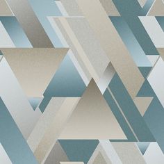 an abstract design with blue, beige and white colors