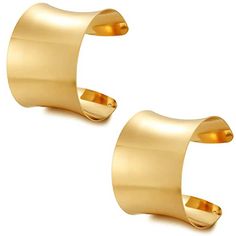 PRICES MAY VARY. GOLD CUFF BRACELETS FOR WOMEN: With an adjustable design and an anodized finish that is not harmful to sensitive skin, it fits perfectly on the wrist and can also be used as an arm bracelet for petite women. ARM CUFF BRACELET: This open adjustable wide wire bracelet set is made of high quality alloy. Using superb plating technology, they have a lustrous appearance and do not fade or lose their luster easily. They are light weight, durable, secure to wear and easy to remove. ADJU Silver Arm Cuff, Gold Arm Cuff, Chunky Gold Bracelet, Arm Cuff Bracelet, Cuff Bracelet Gold, Arm Bracelet, Gold Bangles For Women, Trending Bracelets, Arm Bracelets