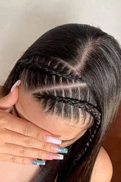 Mekap Mata, Rave Hair, Curly Hair Styles Easy, Hairdos For Curly Hair, Hair Ponytail Styles, Curly Girl Hairstyles, Hair Stylist Life, Sleek Hairstyles