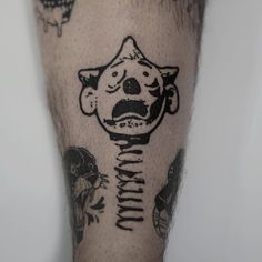 Black Patch Work Tattoo, Deconstructed Tattoo, Randy Marsh Tattoo, Scary Tattoos For Men, American Traditional Black Tattoo, Dark Realism Tattoo Design, Simple Horror Tattoo, Tattoo Ideas Knee, Blind Tattoo