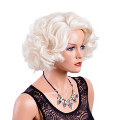 45295829156062 Mommy Wig, Blonde Curly Wig, Gatsby Hair, Wig Bob, Bun Hair Piece, Women Cosplay, Halloween Wigs, Natural Wigs, Black Curly Hair