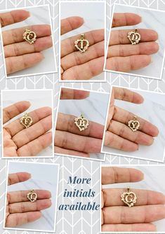 10k solid gold ring heart initial ❤️ Heart with initial ❤️ Includes a small box ❤️ New jewelry Check out my other jewelry ❤️ Dije de mujer en oro de 10kilates ❤️ Anillo de corazon con inicial ❤️ Joyeria Nueva Stock 7773 Heart Pendant Monogram Jewelry For Anniversary, Heart-shaped Promise Jewelry With Initials, Dainty Gold Initial Ring, Gold Initial Ring For Valentine's Day, Gold Initials Jewelry For Promise, Gold Promise Jewelry With Initials, Gold Jewelry With Initials For Promise, Heart Shaped Monogram Jewelry For Anniversary, Gold Heart-shaped Initial Ring For Gift