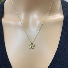 Material: Copper,Sterling Silver. Color: Gold,White Gold,Rose Gold. Chain Length: 14",16",18",20",22". Process: 14k Gold Plated. Recipient: Women,Mom,Men,Wife,Family,Friend,Children. Product Type: Butterfly Necklace. Brand: Silviax Jewelry. Item: 2024NE0353. Yellow Gold Charm Necklace 16 Inch, Yellow Gold 16 Inch Charm Necklace, Dainty Fashion, Man And Wife, Rose Gold Chain, Family Friend, Necklace Dainty, Butterfly Necklace, Gold Plated Necklace