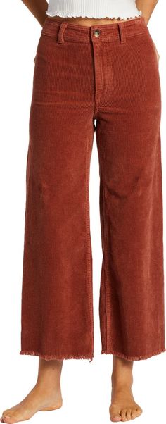 Billabong Free Fall High Waist Wide Leg Corduroy Pants | Nordstrom Wide Leg Corduroy Pants, Free Falling, Winter Styles, Wide Legs, Cool Clothes, Corduroy Pants, Billabong, Autumn Winter Fashion, Winter Fashion