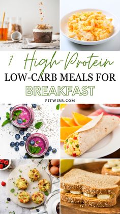 high protein low carb meals for breakfast