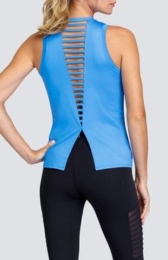 Trixie Tank - Oasis Fitted Activewear With Mesh Back For Spring, Spring Fitted Activewear With Mesh Back, Summer Stretch Golf Tops, Summer Golf Tops With Stretch, Summer Stretch Tops For Golf, Summer Golf Stretch Tops, Sports Tops With Mesh Back, Athleisure Stretch Tops For Golf, Stretch Athleisure Tops For Golf