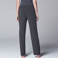 These Simply Vera Vera Wang pajama pants add sophisticated style and complete comfort to your sleepwear collection.Bow accentSuper soft constructionFIT & SIZING30-in. inseamRelaxed fitElastic waistbandFABRIC & CARERayon/spandexMachine washImported Size: Medium. Color: Blue. Gender: female. Age Group: adult. Pattern: Solid. Luxury Pajamas, Womens Pajamas Pants, Women's Pajamas, Sleep Pants, Simply Vera Wang, Simply Vera, Womens Loungewear, Lounge Pants, Vera Wang