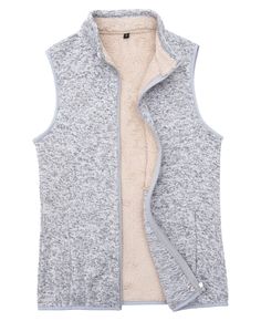 PRICES MAY VARY. HIGH QUALITY: This quality sweater-knit fleece vest is incredibly comfortable, with sherpa lined inside for a cozy feel while maintaining breathability so you can be active and stay warm. FEATURES: Full zip closure and stand-up collar keep the cold out . Elastic-bound cuffs and bottom for secure fit and heat retention. two hand pockets and two inner pockets that provide you with room to store essentials such as your wallet, phone, headphones, keys, cards & so much more. simple a Cotton Linen Pants Women, Peacoat Womens, Womens Sherpa, Mens Linen Pants, Cotton Linen Pants, Fleece Vest, Zip Up Sweater, Sleeveless Jacket, Linen Pants Women