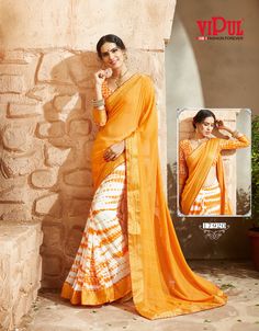 #FlorenzaAspire #VipulFashions #Fashionforever #sarees #sari Bandhej Print, Off White Fashion, Of Sarees, Casual Saree, Fashion Forever, Printed Saree, Saree Online, Saree With Blouse, Blouse Online