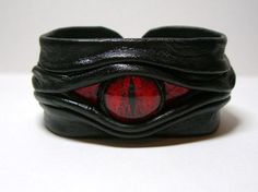 Evil eye snake eye dragon eye adjustable black by LeasBoutique, $29.99 Adjustable Gothic Leather Bracelet Gift, Adjustable Gothic Wristband For Gift, Handmade Punk Leather Bracelet As Gift, Handmade Punk Wristband As Gift, Handmade Punk Wristband Perfect For Gifting, Handmade Black Wristband For Halloween, Handmade Punk Wristband For Gift, Handmade Punk Wristband Ideal For Gift, Black Gothic Leather Bracelet As A Gift