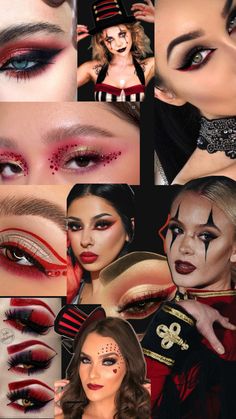 Ring Leader Makeup Circus, Halloween Ringmaster Makeup, Ring Master Makeup Halloween, Ring Leader Makeup, Halloween Circus Makeup Ring Master, Ringmaster Makeup