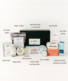 the contents of a personal care kit are labeled