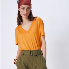 V-Neck T-Shirt Box #96 Trendy Short Sleeve V-neck Top For Summer, Trendy V-neck Short Sleeve Top For Summer, Trendy Zara V-neck Top, Zara Trendy V-neck Tops, Zara V-neck Casual Tops, Zara Casual V-neck Tops, Zara Casual Short Sleeve Top For Summer, Dolman Sleeve Shirt, Shirt Box