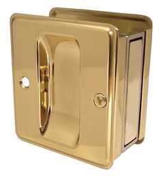 an image of a golden door handle on a white background