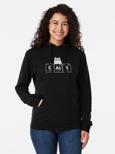 "Science Gift- cats lover gifts" Lightweight Hoodie by disinnit | Redbubble Vaporwave 80s, Vaporwave Fashion, Hoodies Outfit, Bird Mom, Funny Coffee Quotes, Beautiful Dog Breeds, Reunion Shirts, Funny Shirts Women, Womens Hoodies