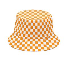 This wonderful checkered fisherman's hat is just what the man in your life needs, it's comfortable and fashionable.  Show your team spirit with this 100% polyester hat that will keep you cool all day. Mountain Hat, Funky Hats, Summer Hats Beach, Fisherman's Hat, Retro Hats, Crochet Hair Accessories, Trendy Hat, Crochet Bucket Hat, Bowler Hat