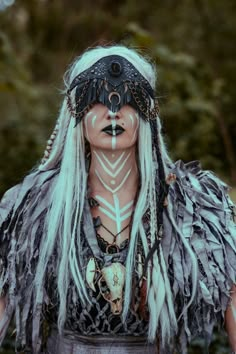 Druid Costume, Viking Witch, Spirit Costume, Crow Costume, Viking Cosplay, Viking Dress