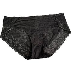 New With Tags Soma Vanishing Edge Lace Back Hipster Panties. Size Xl. Condition: New With Tags Black Lace Brief Bottoms, Black Lounge Bottoms With Lace Trim, Soma Intimates, Lace Thong, Lace Back, Stretch Lace, Boy Shorts, Cotton Lace, Beige Color