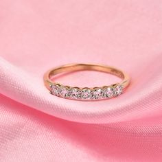 The Perfect Pair: You and This Ring. Elegantly Crafted with 14k Gold and Eco-Friendly Lab-Grown Diamonds. Total Diamond Weight: 1.58 grams, Quality: VS-EF, Cut: Brilliant Round Band height tapers 1 - 1.4mm, depth 1.2mm Made in 14K Gold Celebrate everlasting love with the Rachel Galley Versa Half Eternity Seven Stone Diamond Ring, exquisitely crafted in 14K yellow gold and featuring 0.51 carats of radiant lab-grown diamonds. This elegant piece captures the essence of commitment, making it the per Luxury Heirloom Half Eternity Jewelry, Luxury Half Eternity Dainty Jewelry, Luxury Dainty Half Eternity Jewelry, Stone Diamond Ring, The Rachel, Gold Vermeil Jewelry, Special Ring, Stacked Bangles, Diamonds Ring