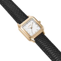 Our designers drew inspiration from the past to infuse a hint of retro charm into this collection. The result is a timepiece that transcends time itself, connecting the past with the present seamlessly. Chic Everyday Round Watches, Chic Everyday Watches, Chic Watches With Leather Strap, White Mesh, Brown Gold, Gold Black, Time Piece, The Past, Black Leather