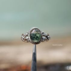 Natural Moss Agate Ring, 925 Sterling Silver Ring, Handmade Designer Ring, Silver Gemstone Ring, Everyday Rings, Wedding Ring, Gift For Her Metal: 925 Sterling Silver Gemstone : Moss Agate Stone Color : Green Stone Shape : Oval Stone Setting: Bezel Benefits of wearing Moss Agate:- Moss agate is said to encourage tranquility and emotional balance. Moss agate is the perfect stone for those who experience strong aggression or overly nurturing emotions, helping to balance male and female energies wh Birthstone Ring Mothers, Custom Signet Ring, Ring Everyday, Tungsten Wedding Rings, Moss Agate Ring, Tungsten Wedding Bands, Black Onyx Ring, Everyday Rings, Emotional Balance