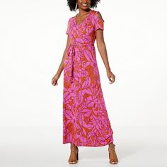 Colleen Lopez Cold-Shoulder Maxi Dress For a one-and-done look that's sure to turn heads, this drawstring-waist maxi dress is your best bet. Be dressed to impress for weddings, vacations and more. Summer Maxi Length Dress With Drawstring, Casual One-shoulder Maxi Dress For Vacation, Vacation Maxi Dress With Tie Waist, Vacation Tie-waist Maxi Dress, Day Out Maxi Dress With Drawstring, Maxi Length Drawstring Dress For Vacation, Fitted Maxi Dress With Drawstring, Drawstring Maxi Dress For Day Out, Spring Maxi Dress With Drawstring