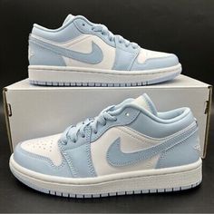 Brand New In Box Authentic Nike Air Jordan 1 Low Aluminum Ice Blue Dc0774-141. Women’s Size 10. Jordan 1 Low Ice Blue, Air Jordan 1 Low Blue, Jordan 1 Low Blue, Nike Jordan Air 1, Air Jordan 1 Low Women, Nike Azul, Nike Shoes Blue, Jordan 1 Blue, Nike Fashion Shoes