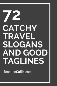 the words 52 catchy coffee slogans and great taglines in white on a black background