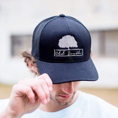 you can't go wrong with this black shade tree trucker hat!   #southern #southernstyle #hunting #fishing #huntingseason #oldsouth #oldsouthapparel - Shop Online at OldSouthApparel.com Black Trucker Hat, Flat Shapes, Shade Trees, Strapback Hats, Southern Style, Snap Backs, Shades Of Black, Wide Brimmed, Your Eyes