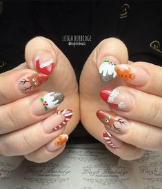 40+ Festive Christmas Nails for a Very Merry Holiday Season - ♡ July Blossom ♡ Festive Christmas Nails, Creative Nails, Festive Christmas, Christmas Nails, Tis The Season, Art Ideas, Holiday Season, Blossom