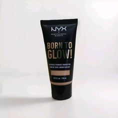 NYX Professional Makeup Born To Glow! Naturally Foundation, 1.01oz BTGRF 07 Natural Born To Glow, Too Faced Foundation, Beauty Makeup, Health And Beauty, Foundation