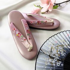 Color: Dark pink embroidery, Size: One size 24cm Dark Blue Embroidery, Formal Kimono, Beige Embroidery, Pink Embroidery, Black Embroidery, Red Embroidery, Blue Embroidery, Sandals For Sale, Wine Red